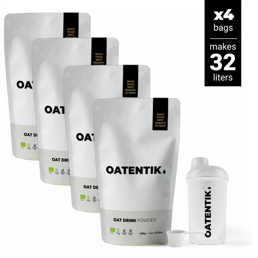 OATENTIK® Ovseni napitek v prahu 800g x 4