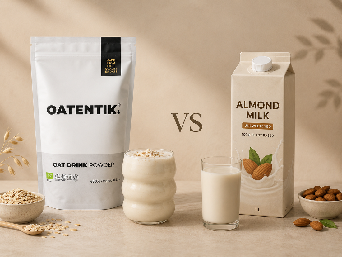 Compare oat milk vs almond milk: Which Non-Dairy Milk Reigns?