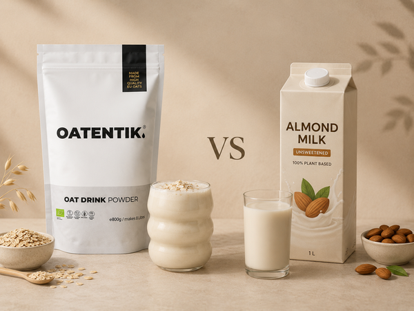Compare oat milk vs almond milk: Which Non-Dairy Milk Reigns?