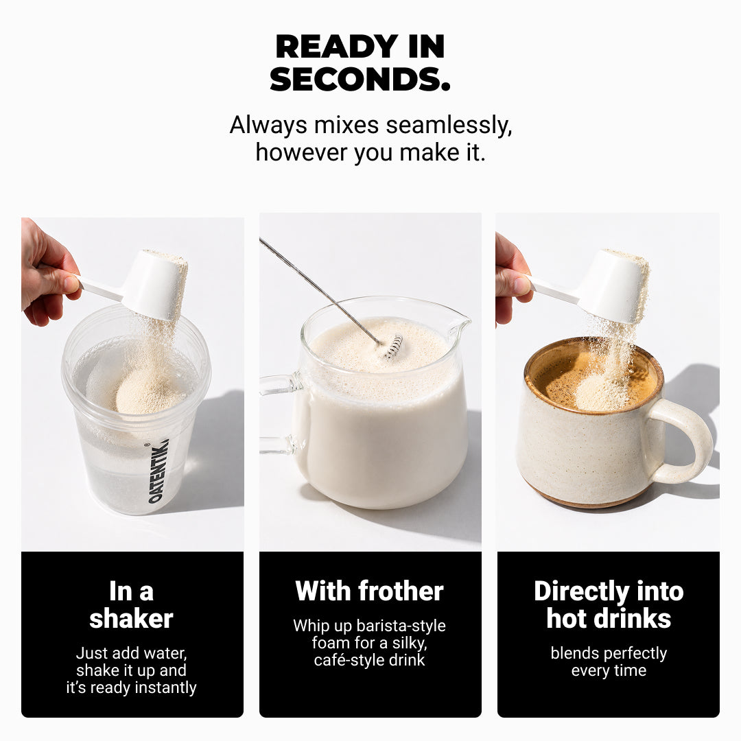 How to use Oatentik oat drink powder