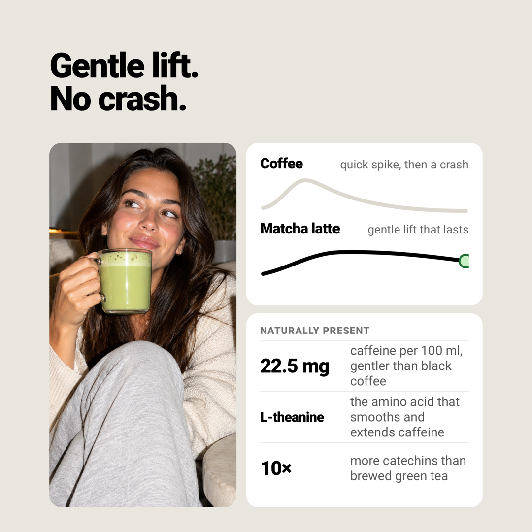 OATENTIK Matcha Latte: Gentle lift. No crash.