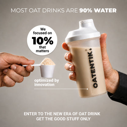 Oatentik oat drink powder composition