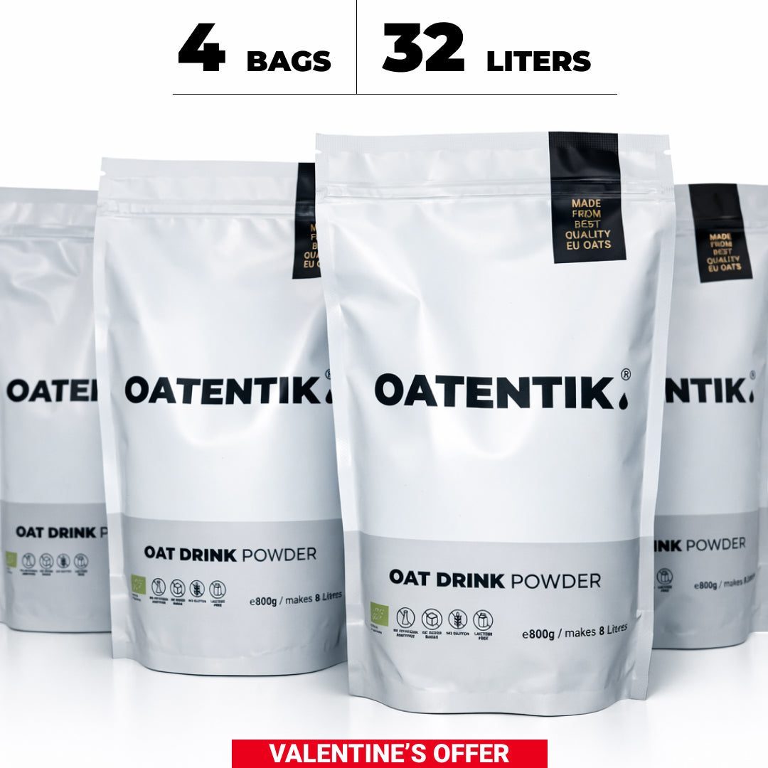OATENTIK® BEVANDA D'AVENA IN POLVERE 800g x 4