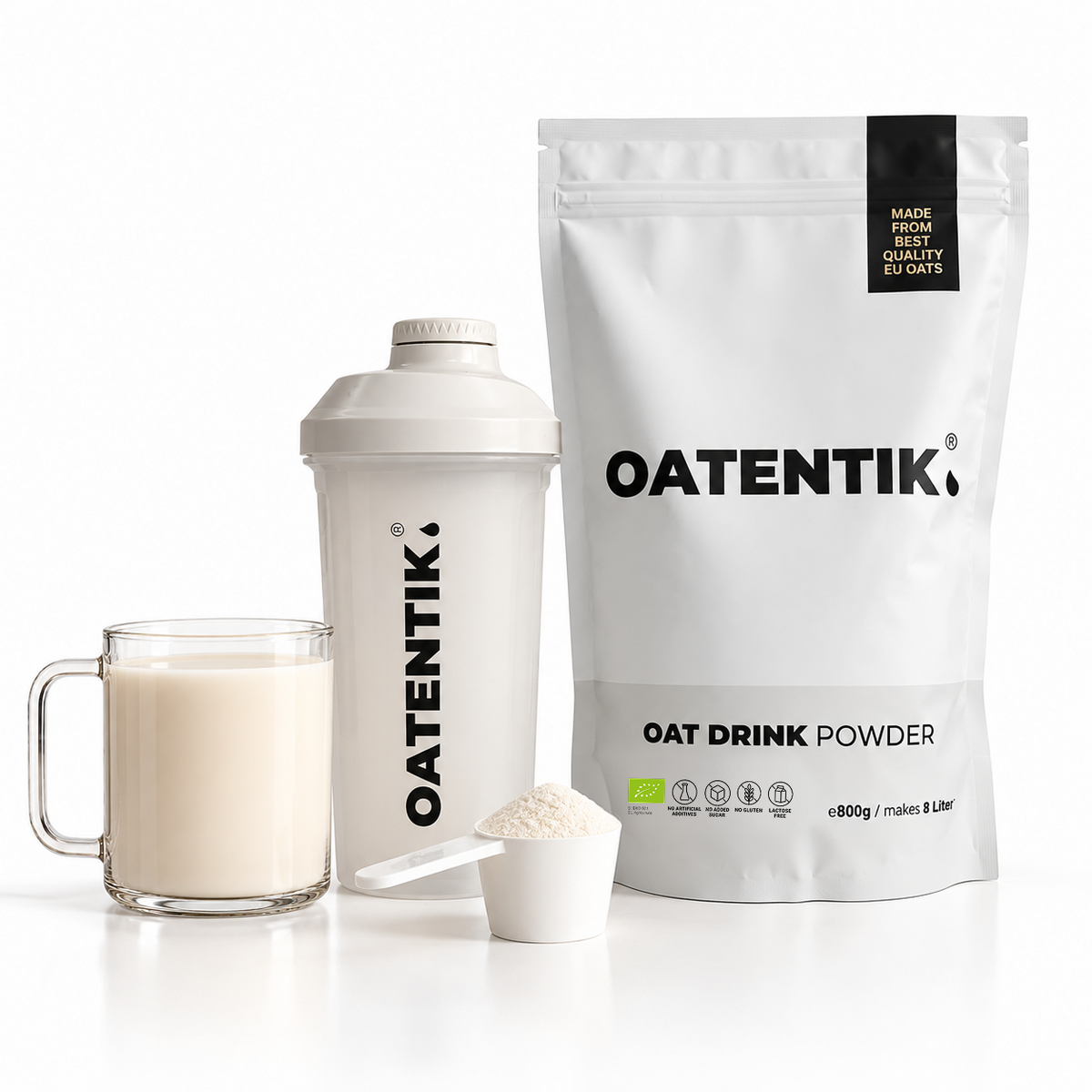 OATENTIK organic oat drink powder – 1 bag (800 g)