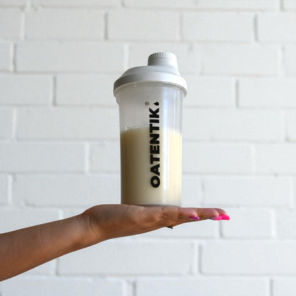 OATENTIK 600ml oat drink shaker bottle with mixing ball